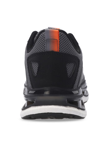 Slazenger ZEUS Men's Sneaker Shoes Dark Gray - Orange - Thumbnail