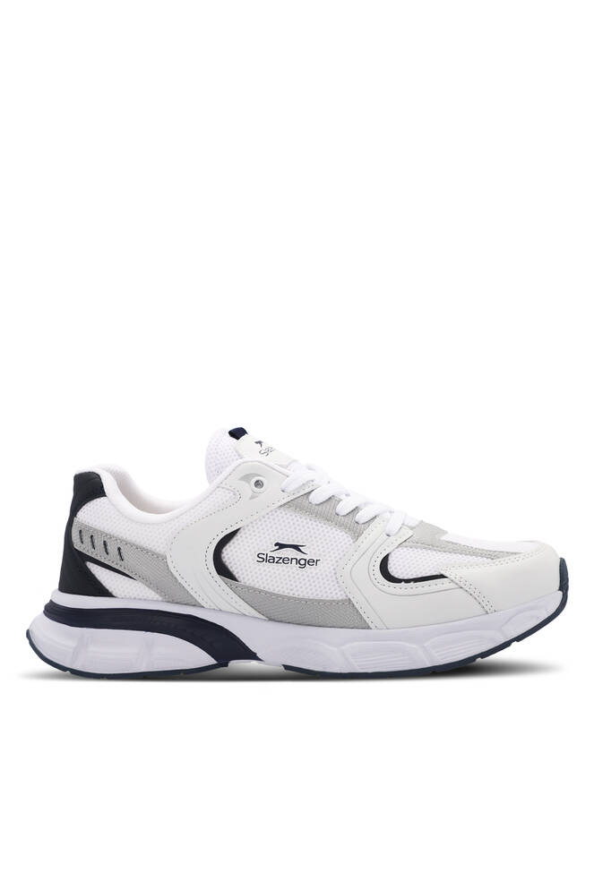 Slazenger ZEX Erkek Spor Ayakkabıları Beyaz - Lacivert