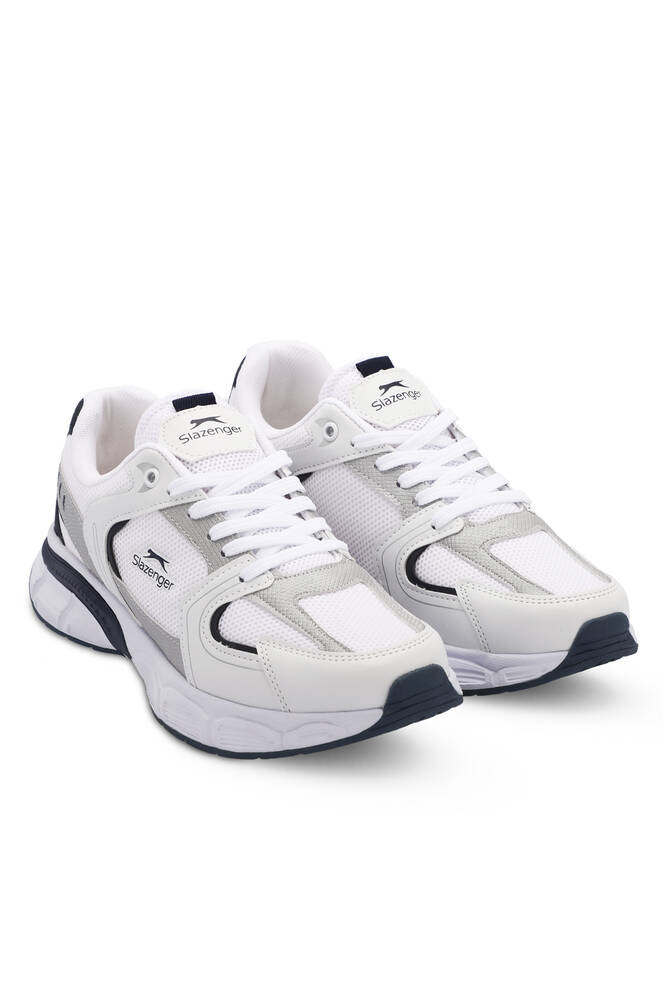 Slazenger ZEX Erkek Spor Ayakkabıları Beyaz - Lacivert
