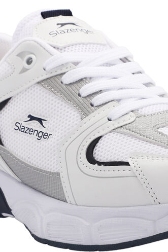 Slazenger ZEX Erkek Spor Ayakkabıları Beyaz - Lacivert - Thumbnail