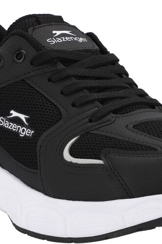 Slazenger ZEX Erkek Spor Ayakkabıları Siyah - Beyaz - Thumbnail