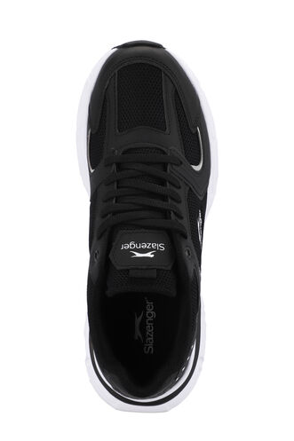 Slazenger ZEX Erkek Spor Ayakkabıları Siyah - Beyaz - Thumbnail