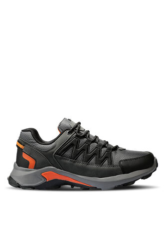 Slazenger ZHUBIN Men's Sneaker Shoes Dark Gray - Orange - Thumbnail