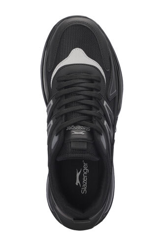 Slazenger ZIGOR Erkek Spor Ayakkabısı Siyah - Koyu Gri - Thumbnail
