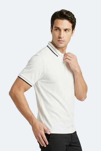 Slazenger ZINOVIA Erkek Beyaz Tişört - Thumbnail