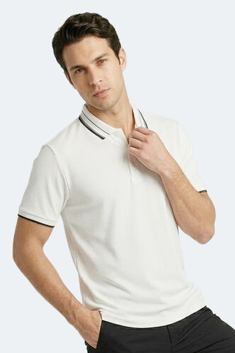 Slazenger ZINOVIA Erkek Beyaz Tişört - Thumbnail