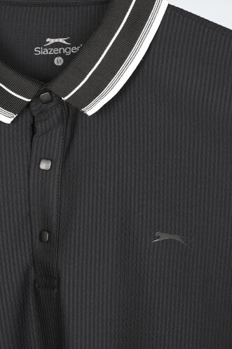 Slazenger ZINOVIA Erkek Siyah Tişört - Thumbnail