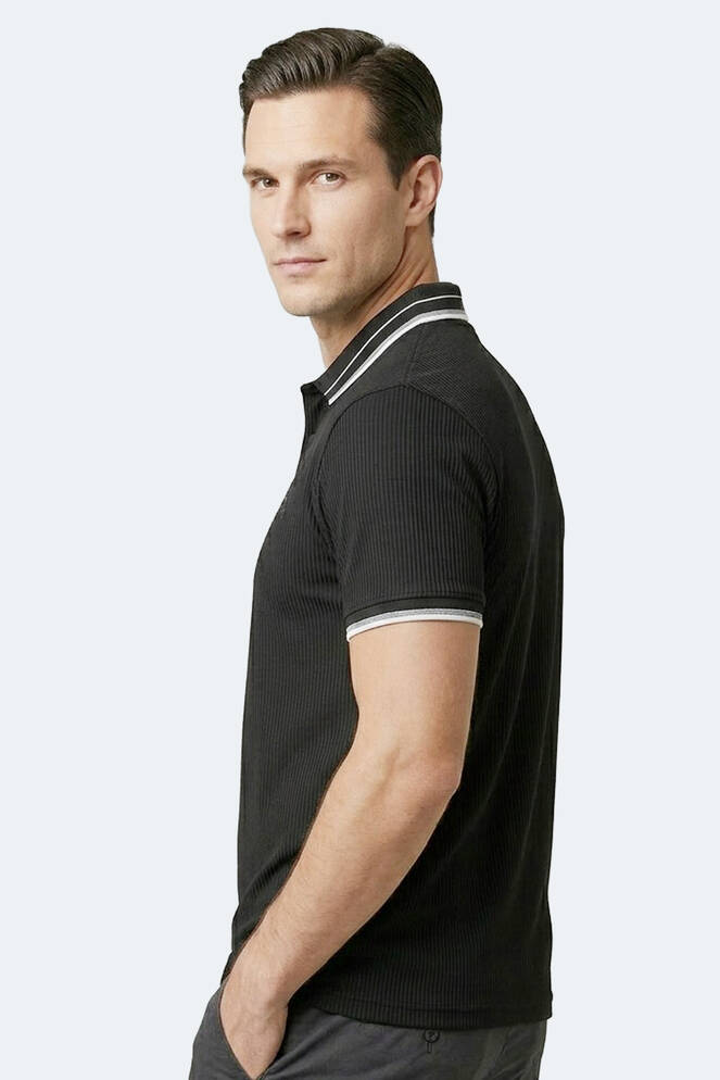 Slazenger ZINOVIA Erkek Siyah Tişört