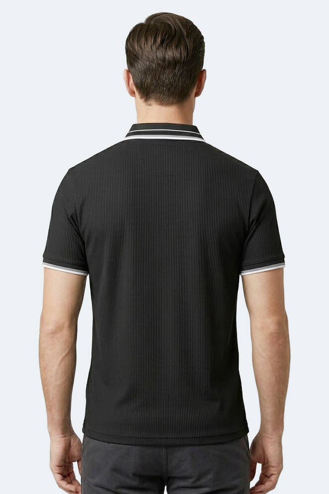 Slazenger ZINOVIA Erkek Siyah Tişört