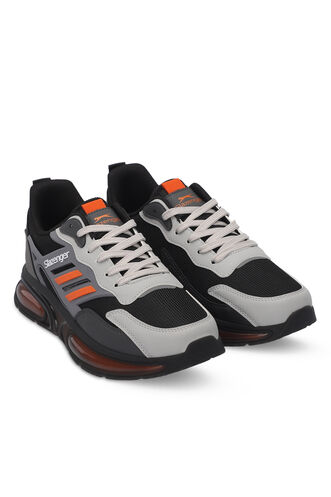 Slazenger ZION Erkek Sneaker Ayakkabıları Koyu Gri - Thumbnail