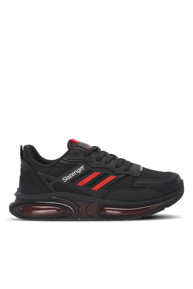 Slazenger ZION Erkek Sneaker Ayakkabıları Siyah - Kırmızı