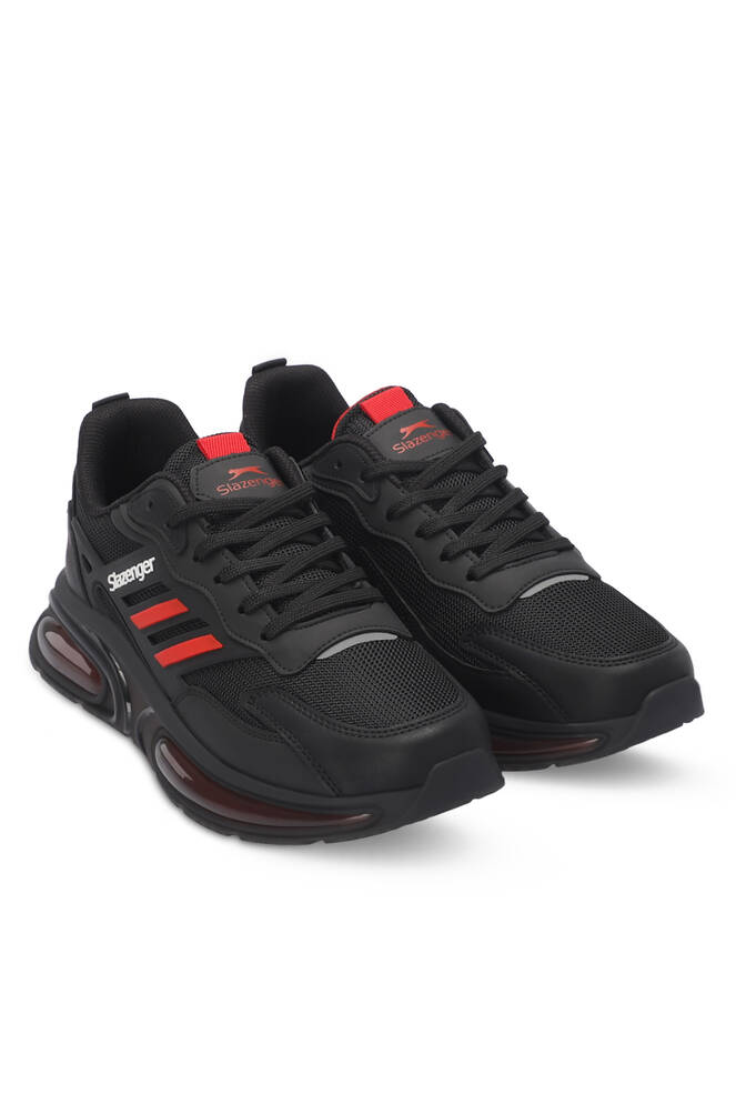 Slazenger ZION Erkek Sneaker Ayakkabıları Siyah - Kırmızı