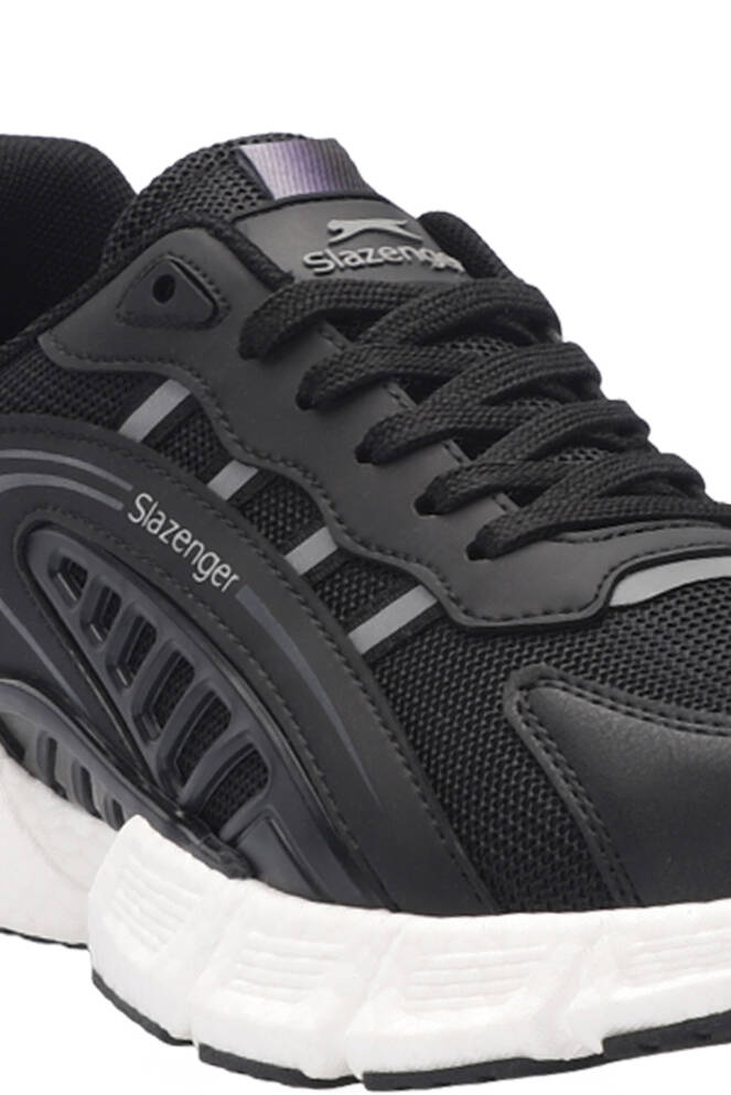 Slazenger ZIPLINE Erkek Spor Ayakkabısı Siyah - Koyu Gri