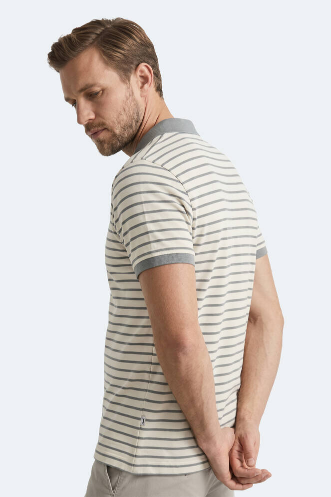 Slazenger ZOLL Erkek Polo Yaka Beyaz / Gri Tişört