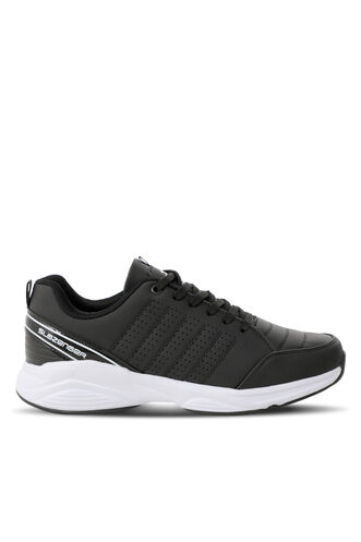 Slazenger ZOOMA Sneaker Erkek Ayakkabı Siyah - Beyaz - Thumbnail