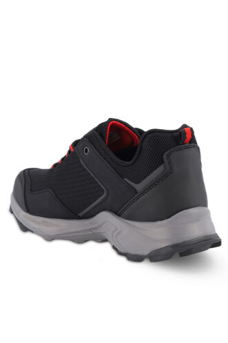 Slazenger ZUAN Erkek Outdoor Ayakkabı Siyah - Kırmızı - Thumbnail
