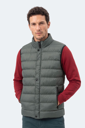 Slazenger - Slazenger ZULA Erkek Şişme Haki Yelek