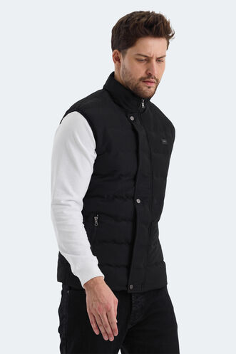 Slazenger ZULA Men's Vest Black - Thumbnail