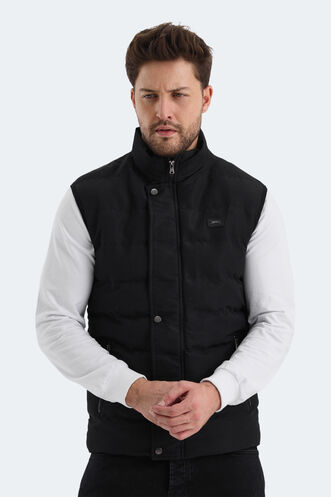 Slazenger ZULA Men's Vest Black - Thumbnail