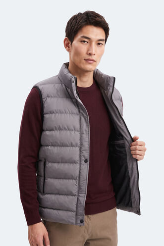 Slazenger ZULA Men's Vest Gray - Thumbnail