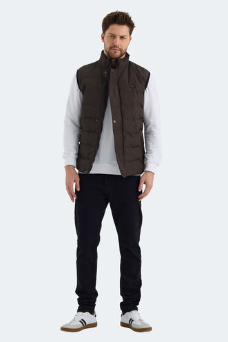 Slazenger ZULA Men's Vest Khaki - Thumbnail