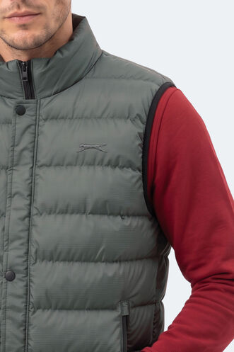 Slazenger ZULA Men's Vest Khaki - Thumbnail