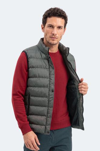 Slazenger ZULA Men's Vest Khaki - Thumbnail