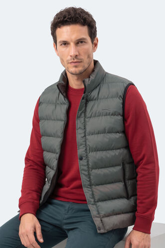 Slazenger ZULA Men's Vest Khaki - Thumbnail