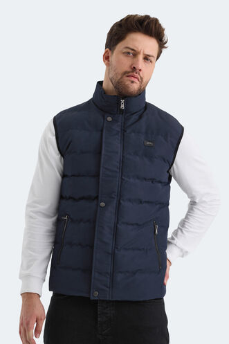 Slazenger ZULA Men's Vest Navy - Thumbnail