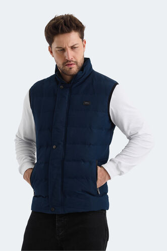 Slazenger ZULA Men's Vest Petrol - Thumbnail