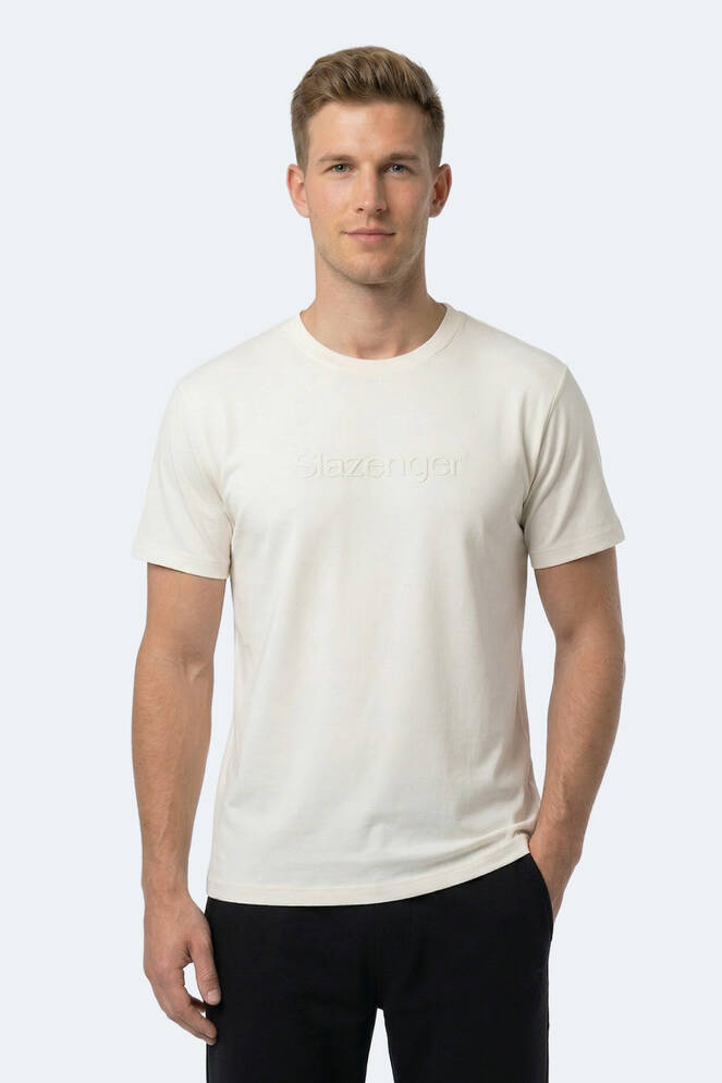 Slazenger ZURANIS Erkek Beyaz Tişört
