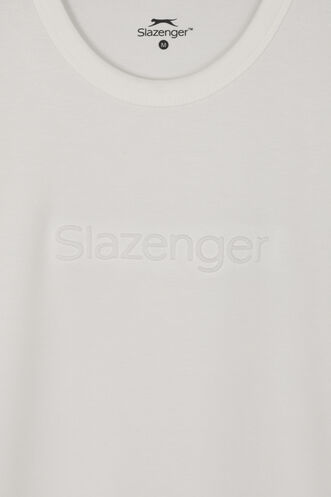 Slazenger ZURANIS Erkek Beyaz Tişört - Thumbnail