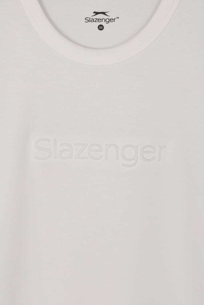 Slazenger ZURANIS Erkek Beyaz Tişört