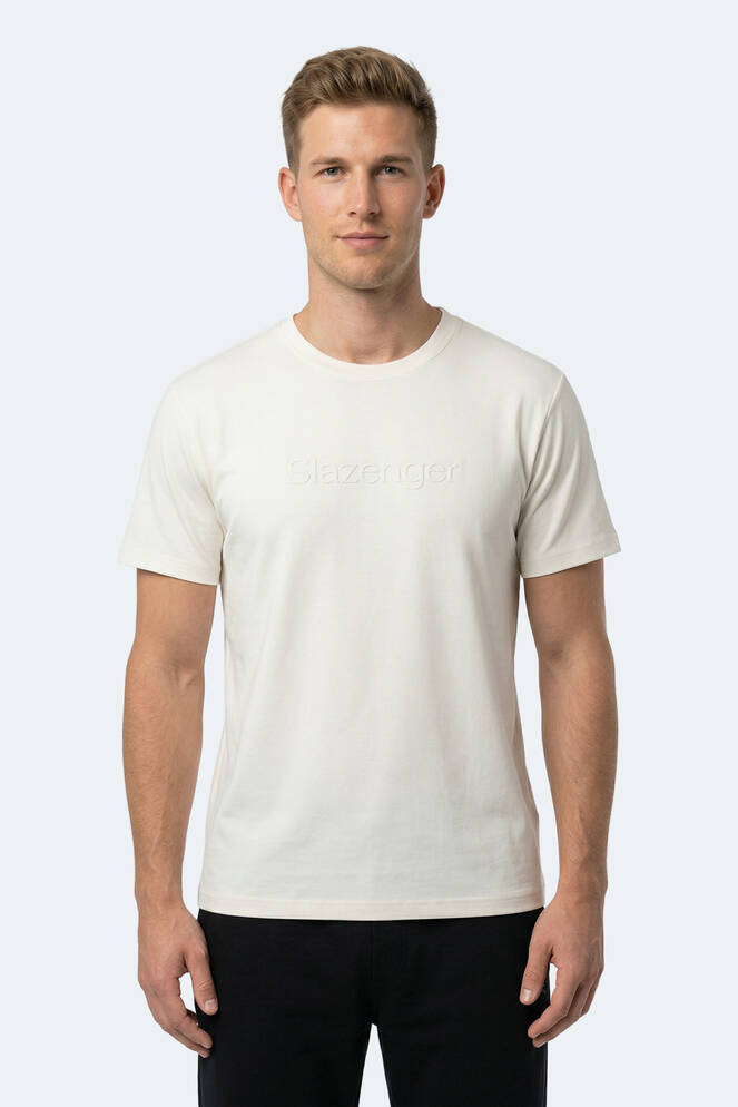 Slazenger ZURANIS Erkek Beyaz Tişört