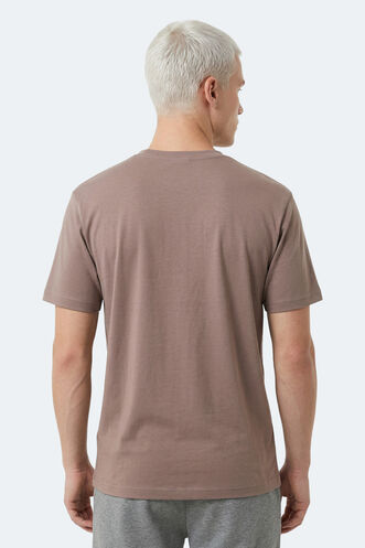 Slazenger ZURANIS Erkek Kahve Tişört - Thumbnail