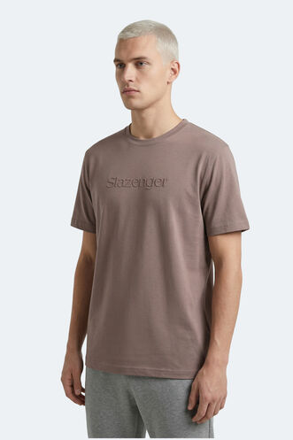 Slazenger ZURANIS Erkek Kahve Tişört - Thumbnail
