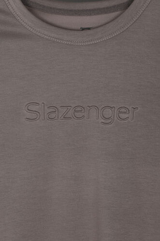 Slazenger ZURANIS Erkek Kahve Tişört - Thumbnail