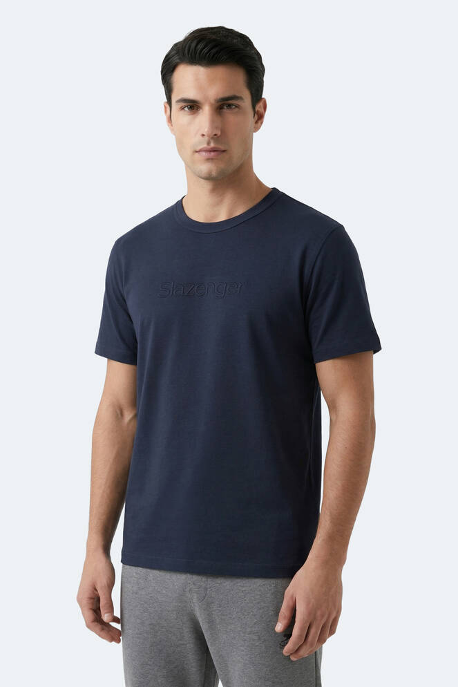 Slazenger ZURANIS Erkek Lacivert Tişört