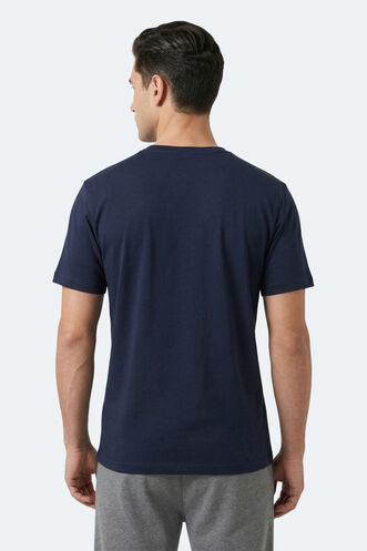 Slazenger ZURANIS Erkek Lacivert Tişört - Thumbnail