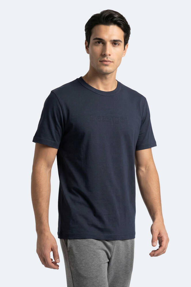 Slazenger ZURANIS Erkek Lacivert Tişört