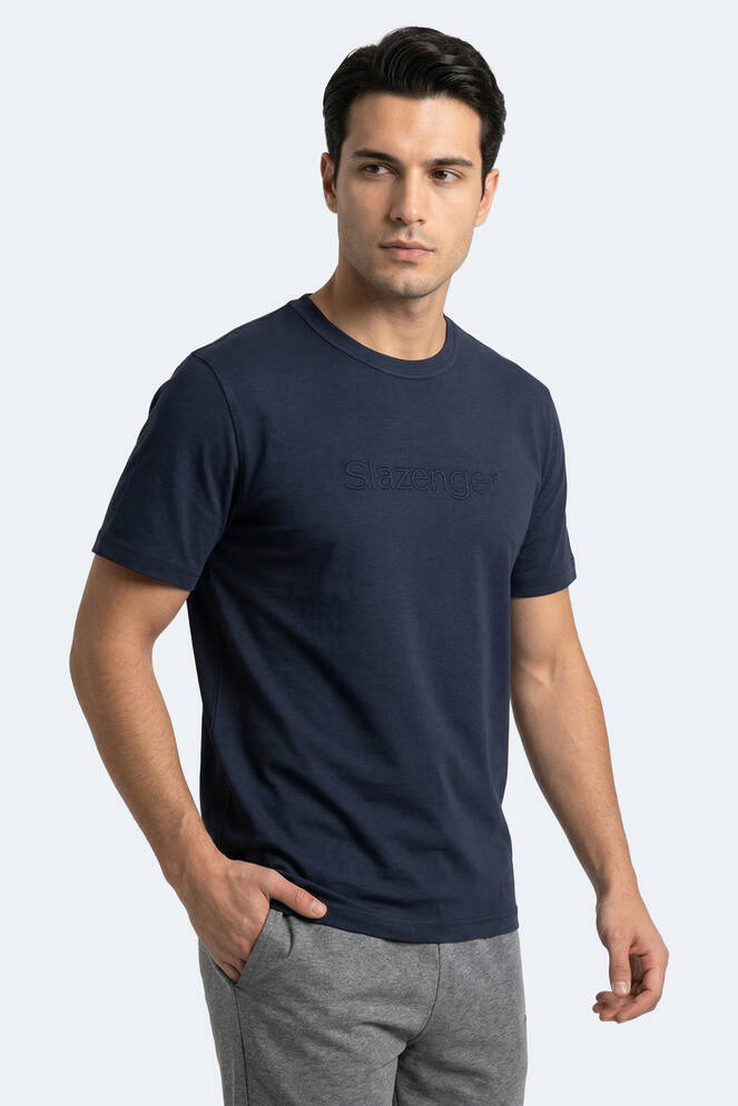 Slazenger ZURANIS Erkek Lacivert Tişört