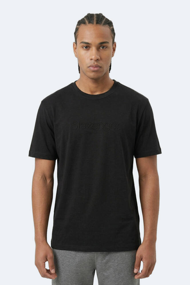 Slazenger ZURANIS Erkek Siyah Tişört