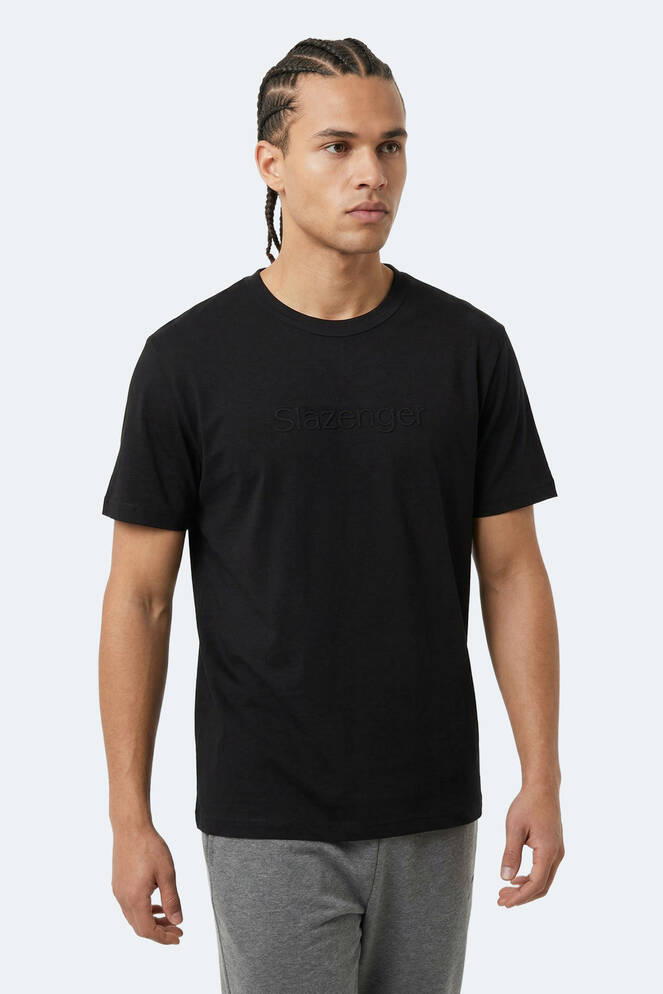 Slazenger ZURANIS Erkek Siyah Tişört