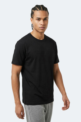 Slazenger ZURANIS Erkek Siyah Tişört - Thumbnail