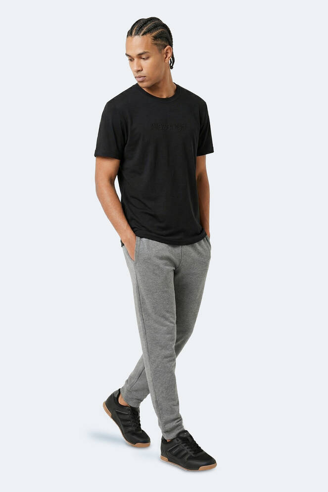 Slazenger ZURANIS Erkek Siyah Tişört