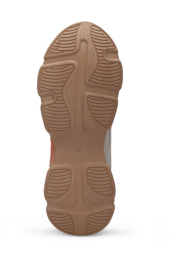 Slazenger ZUSA Kadın Spor Ayakkabısı Bej - Kahverengi - Thumbnail